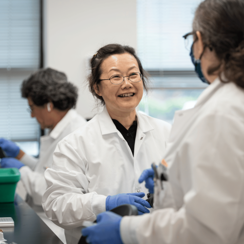 Smiling Asian Scientist